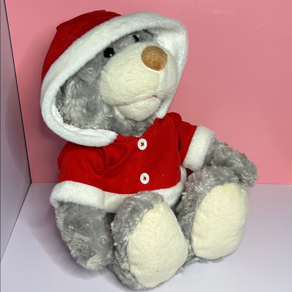 Animated Plush Bear Reads Twas the Night Before Christmas Book Tested Working